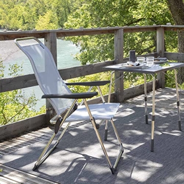 Lafuma ALU CHAM Folding Patio Chair Ergonomic Comfort