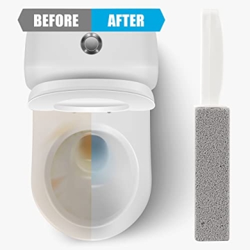 Pumice Stone Toilet Bowl Cleaner with Handle 4 Pack