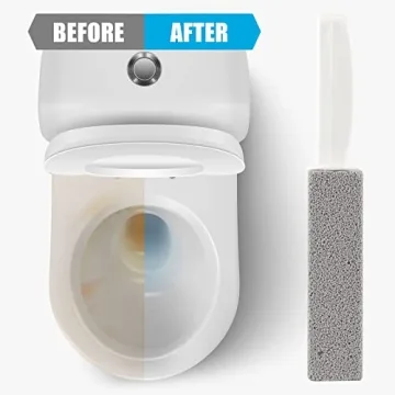 Pumice Stone Toilet Bowl Cleaner with Handle 4 Pack