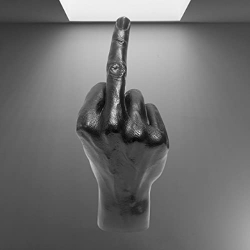 NUOBAIZHOU Funky Middle Finger Statue for Home Decor