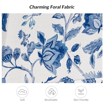 HULALA HOME Armless Accent Chair with Washable Slipcover