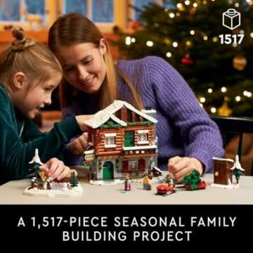 LEGO Icons Alpine Lodge Model Building Kit, Gift for Adventurers and Outdoor Lovers, Fun Family Cons...