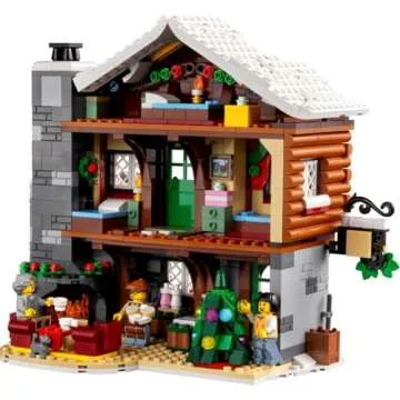 LEGO Alpine Lodge Kit: Family Fun Winter Building Adventure!