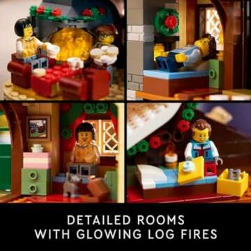 LEGO Alpine Lodge Kit: Family Fun Winter Building Adventure!