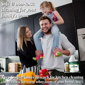 SimpleNature 6% Food Grade Hydrogen Peroxide Solution - 1 Gallon - Natural Multipurpose Cleaner - Made in USA - Ideal for