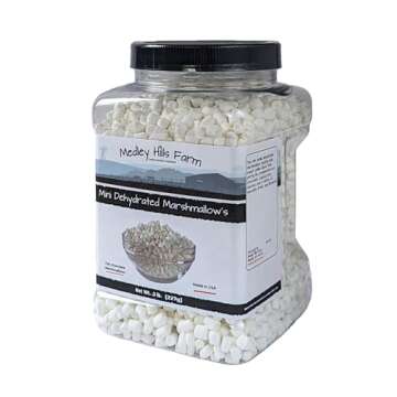 Vanilla mini dehydrated marshmallows in Reusable Container by Medley hills farm - mini marshmallows ...