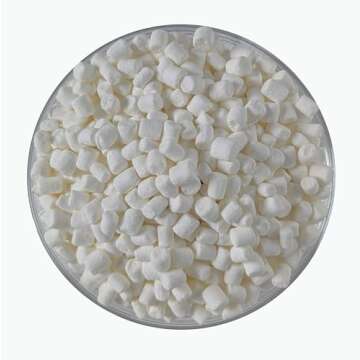 Vanilla mini dehydrated marshmallows in Reusable Container by Medley hills farm - mini marshmallows for hot chocolate - Perfect Dehydrated bits For Cereal, Cocoa, Ice Cream, hot chocolate