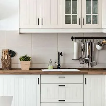 Ravinte 14-Pack Matte Black Cabinet Handles for Stylish Decor