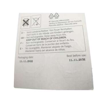 Genuine Mercedes-Benz Key Battery 0000388 for Keyless Entry