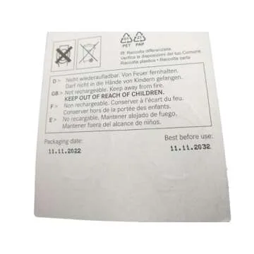 Genuine Mercedes-Benz Key Battery 0000388 for Keyless Entry