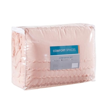 Comfort Spaces Cotton Comforter Set - Stylish All Season Bedding