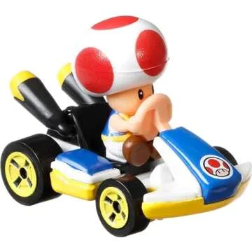 Shop Hot Wheels Mario Kart Toy Vehicle 4-Pack for Fans