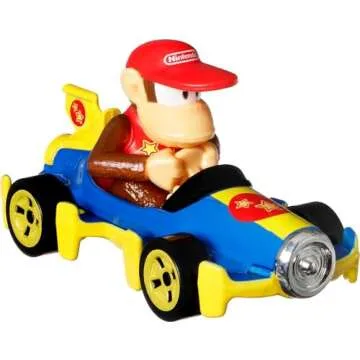 Shop Hot Wheels Mario Kart Toy Vehicle 4-Pack for Fans