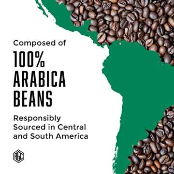 Real Good Coffee - Whole Bean Coffee - Organic Dark Roast Beans 100% Whole Arabica Beans Roasted and Ground in Seattle - 2Lbs