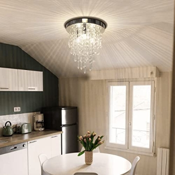 Stunning 3 Lights Mini Crystal Chandelier for Modern Spaces