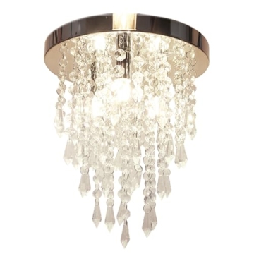 Stunning 3 Lights Mini Crystal Chandelier for Modern Spaces