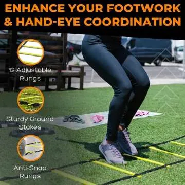 Agility Ladder Set for Ultimate Speed Training Equipment