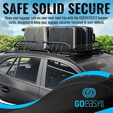 GOEASY0312 Bungee Cords Heavy Duty Outdoor - 30 PCS Bungee Cords with Hooks Assorted Sizes in Carry Bag, 10", 18", 24", 32", 40" Bungee Cords with Hooks & 8" Canopy, Bungee Balls, Tarp Clips