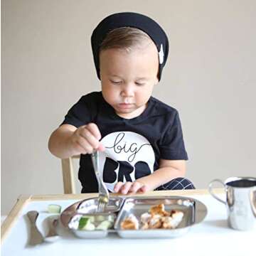 Kids Stainless Steel Utensil Set | Premium #304 (18/8) | Adorable Frog Design | 5-piece Set: 2 Spoons, 2 Forks, & 1 Butter Knife | Safe & Durable for Toddlers and Children | by Kiddobloom