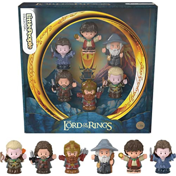 Little People Collector The Lord of the Rings Movie Special Edition Set for Adults & Fans, 6 Figures...
