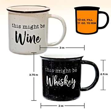 Funny Couples Coffee Mug Set for Unique Gifts