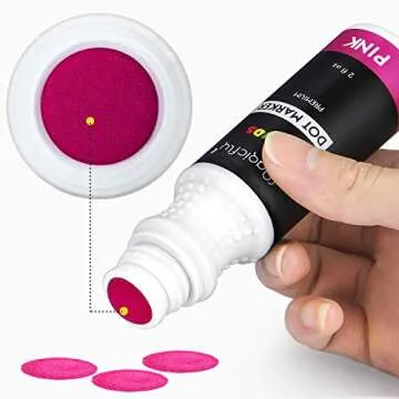 Magicfly Washable Dot Markers, 12 Colors Bingo Daubers with Free Dot Coloring Book, Non-Toxic Water-Based Dab Markers, Dauber Markers