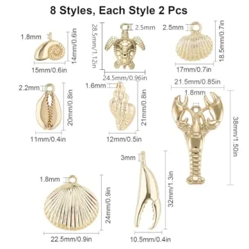 Discover Sunnyclue 14K Gold Charms for DIY Jewelry Making