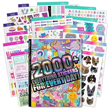 Fashion Angels 2000+ Ultimate Sticker Book - Christmas Stickers For Kids - Girls and Boys Sticker Bo...