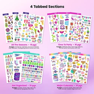 Fashion Angels 2000+ Sticker Book for Kids' Creativity