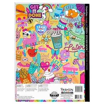 Fashion Angels 2000+ Sticker Book for Kids' Creativity