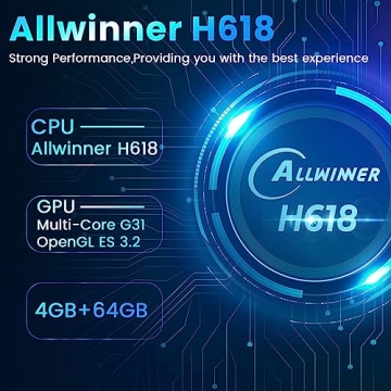 Allwinner H618 4GB Android TV Box with Mini Keyboard 4K 8K