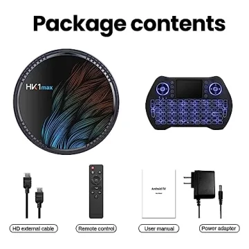 Allwinner H618 4GB Android TV Box with Mini Keyboard 4K 8K