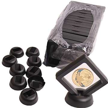 Stunning Coin Display Stand Set of 10 for Collectibles