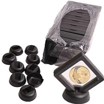Stunning Coin Display Stand Set of 10 for Collectibles