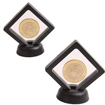 Stunning Coin Display Stand Set of 10 for Collectibles