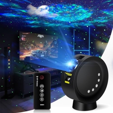 LitEnergy LED Sky Projector Light, Galaxy Lighting, Nebula Star Night Lamp with Base and Remote Cont...