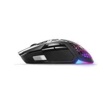 SteelSeries Aerox 5 Wireless - Holey RGB Gaming Mouse - Ultra-lightweight Water Resistant Design - 9...