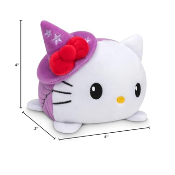 TeeTurtle Witch + Bat Hello Kitty Reversible Plushie