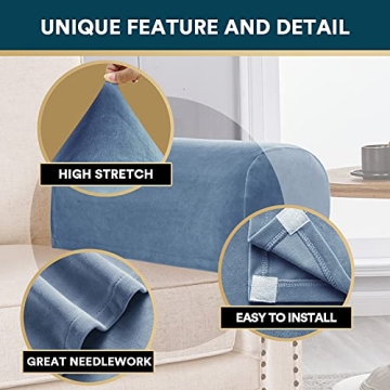 Velvet Armrest Covers for Chairs and Sofas - Stylish Protection