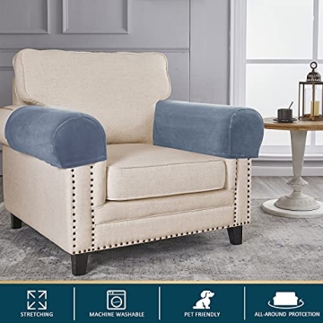Velvet Armrest Covers for Chairs and Sofas - Stylish Protection