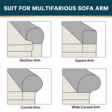 Velvet Armrest Covers for Chairs and Sofas - Stylish Protection