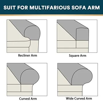 Velvet Armrest Covers for Chairs and Sofas - Stylish Protection