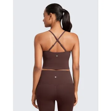 CRZ YOGA Butterluxe Longline Sports Bra for Women