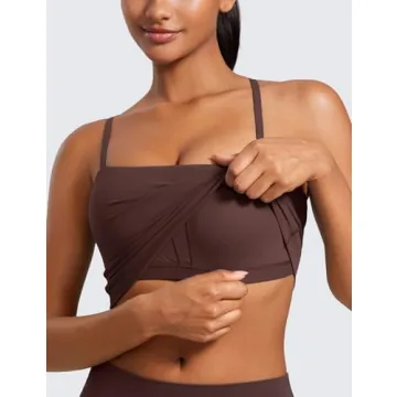 CRZ YOGA Butterluxe Longline Sports Bra for Women