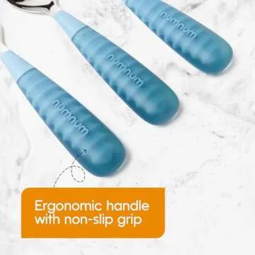 NumNum Toddler Utensils Set - Safe & Ergonomic Kids Silverware