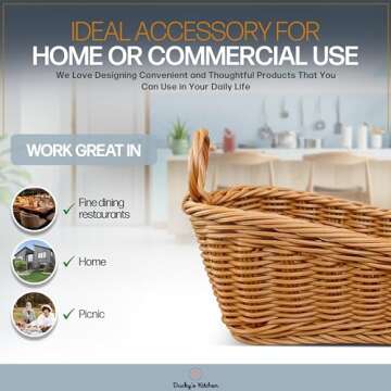 Lambic Wine Basket – Handwoven Lambic Beer Basket – Rustic Wine Serving Basket – Vintage Wine Basket Accessories – Lambic Basket for Restaurants – Serving Basket for Bottles (8” x 6” x 5”)