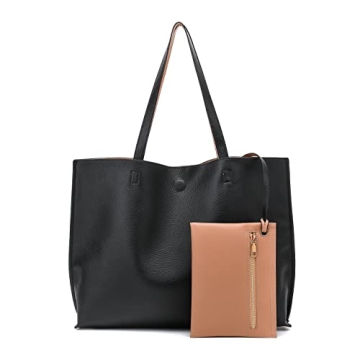 Stylish Scarleton Leather Tote Bag - Reversible & Chic