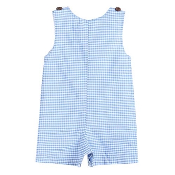 Lil Cactus Baby Boys Applique Shortall Overalls Romper