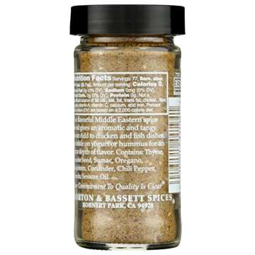 Morton & Bassett Zaatar 1.9oz - Aromatic Middle Eastern Spice Blend