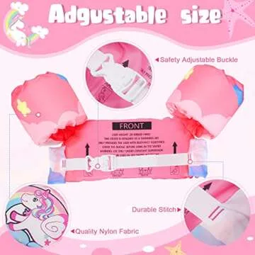 Toddler Swim Vest for Safe Water Enjoyment 1-3 Years